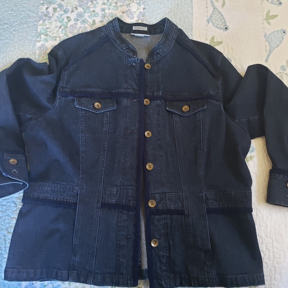 Jones New York Stretch Jean Jacket